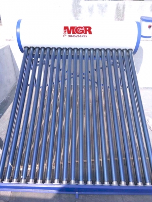 M G R solar water heater